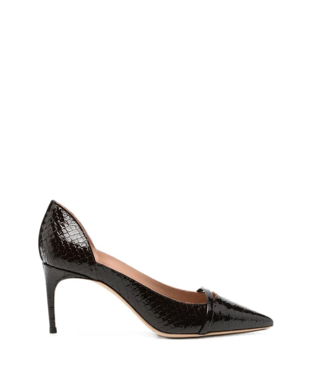 Malone Souliers Brown Crawford Pointed Pumps