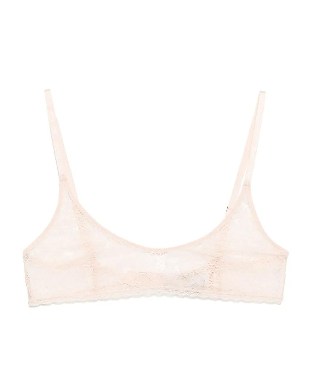 Kiki de Montparnasse Natural Dahlia Soft Lace Bra