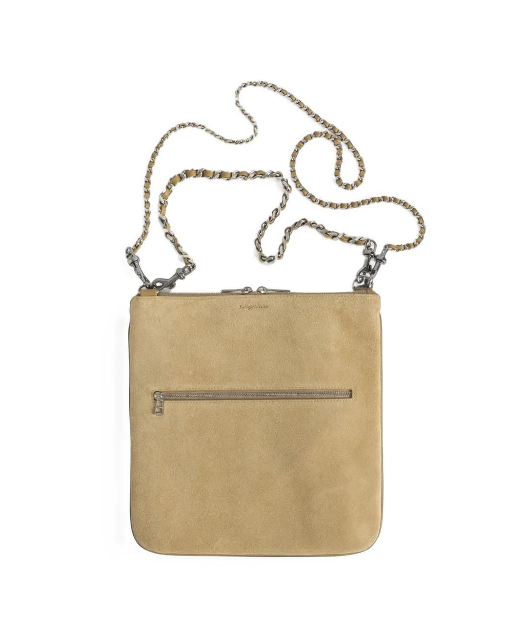 Zadig & Voltaire White Rock 26 Suede Clutch Bag