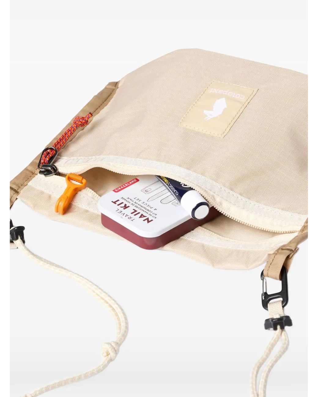 COTOPAXI White Lista 2L Logo-Patch Shoulder Bag for men