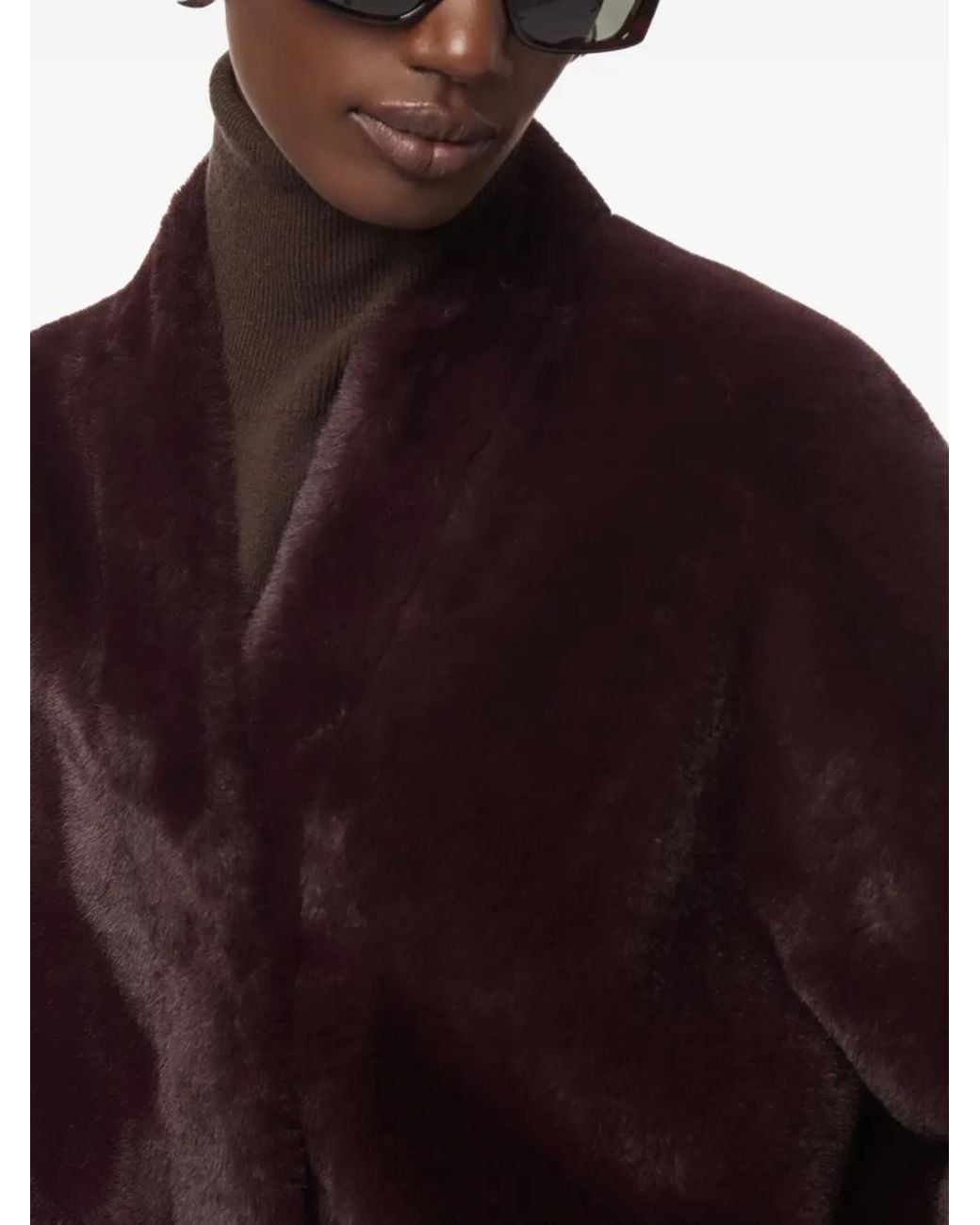 Chaqueta Jane De Pelo Artificial Apparis de color Brown