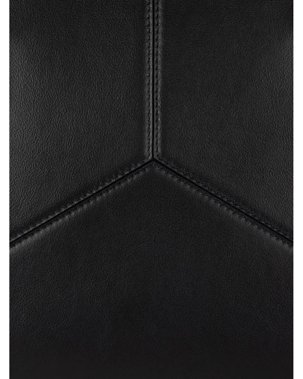 Victoria Beckham Black Small Victoria Doctor Leather Tote Bag