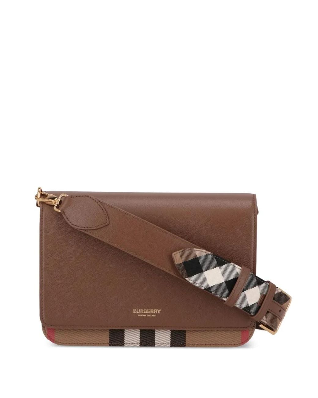 Burberry Brown Sac À Bandoulière En Cuir