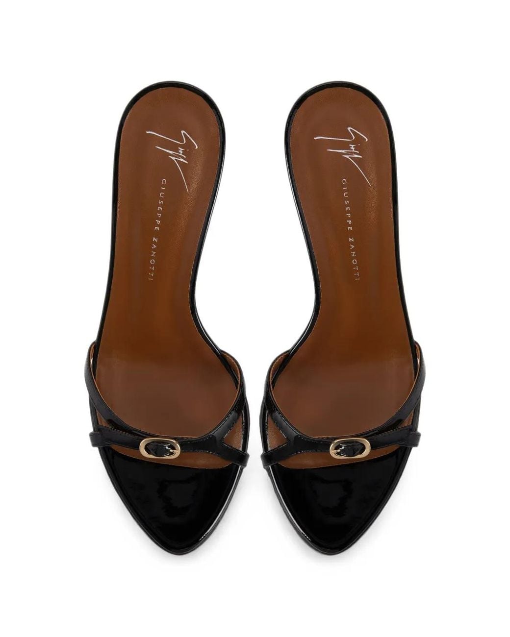 Giuseppe Zanotti Black Ophelia Buckle Sandals