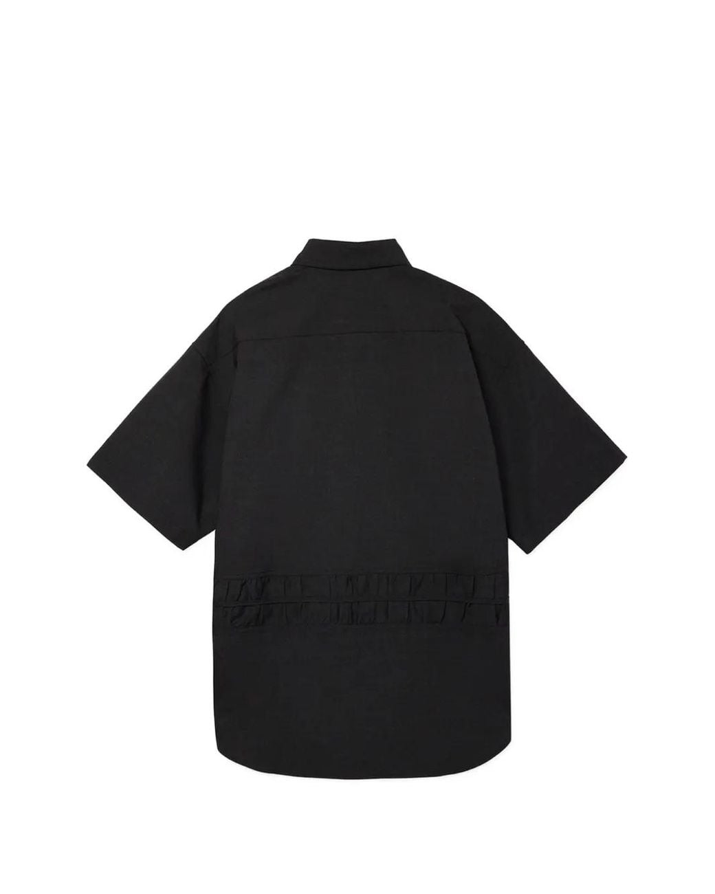 SAGE NATION Black Chemise Fossil À Manches Courtes