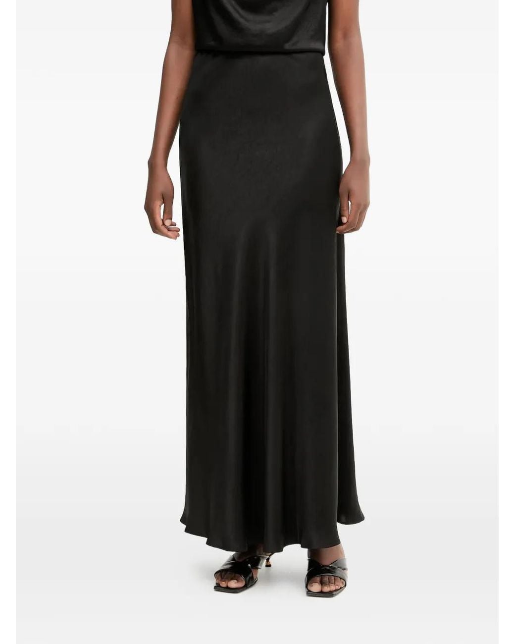 Liviana Conti Black Remie Maxi Skirt