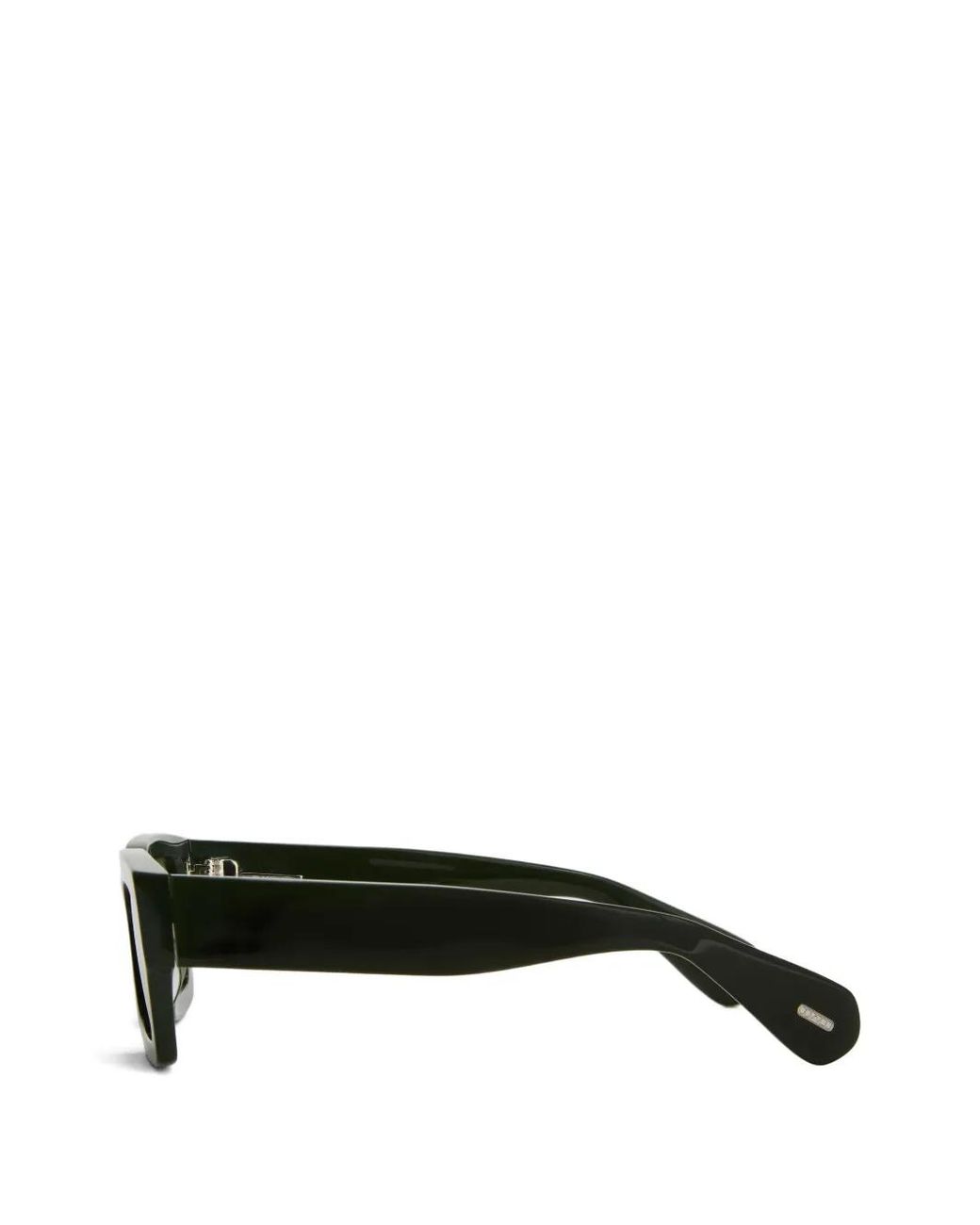 Jil Sander Black Rectangular-Frame Sunglasses