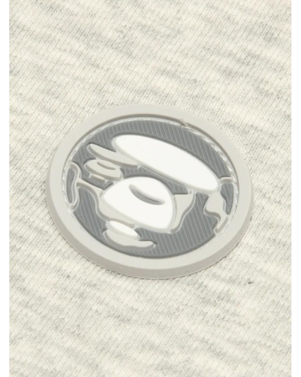 Aape By A Bathing Ape White Aapenow Moonface Zip-Up Hoodie for men