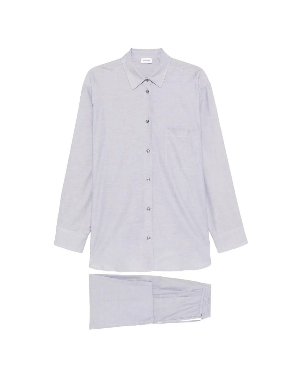 ANDAMANE White Wendela Button-Up Trousers Set