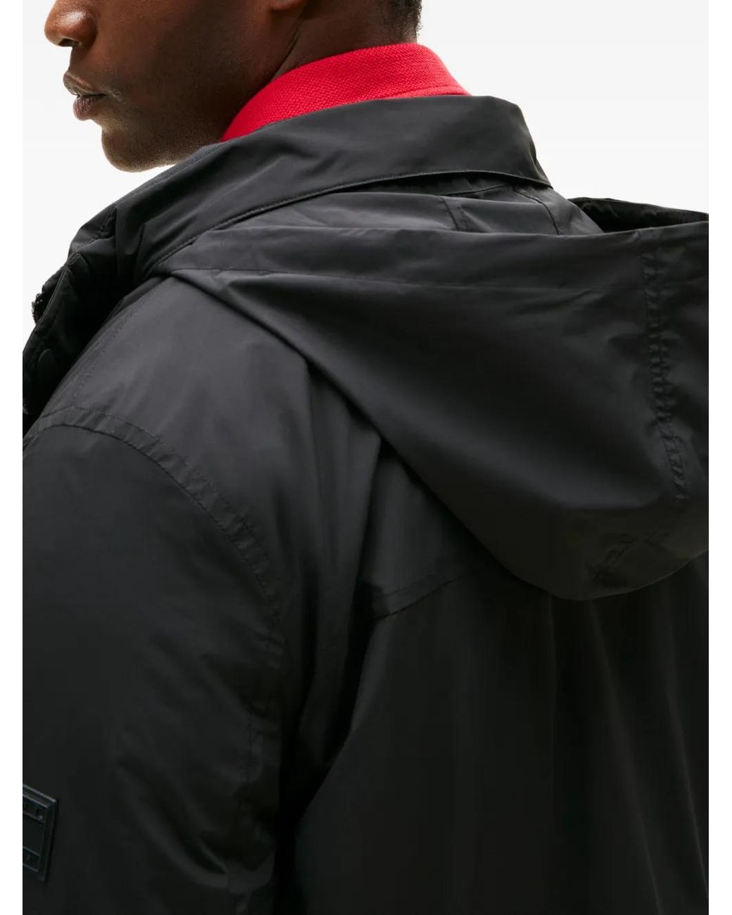 Tommy Hilfiger Black Multi-Pockets Military Jacket for men