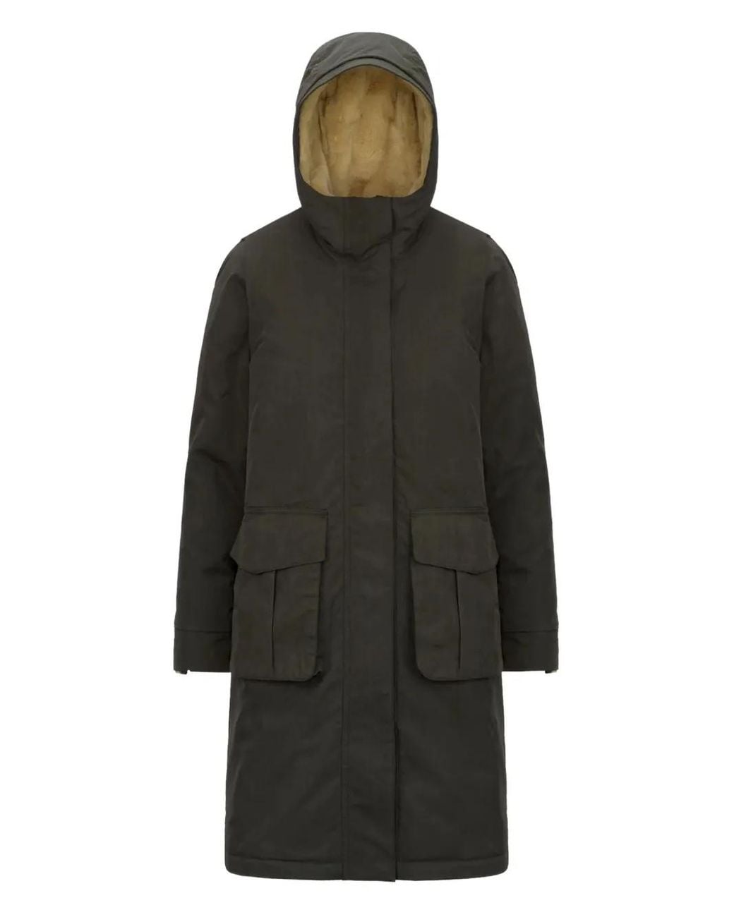 K-Way Black Brunil Coat