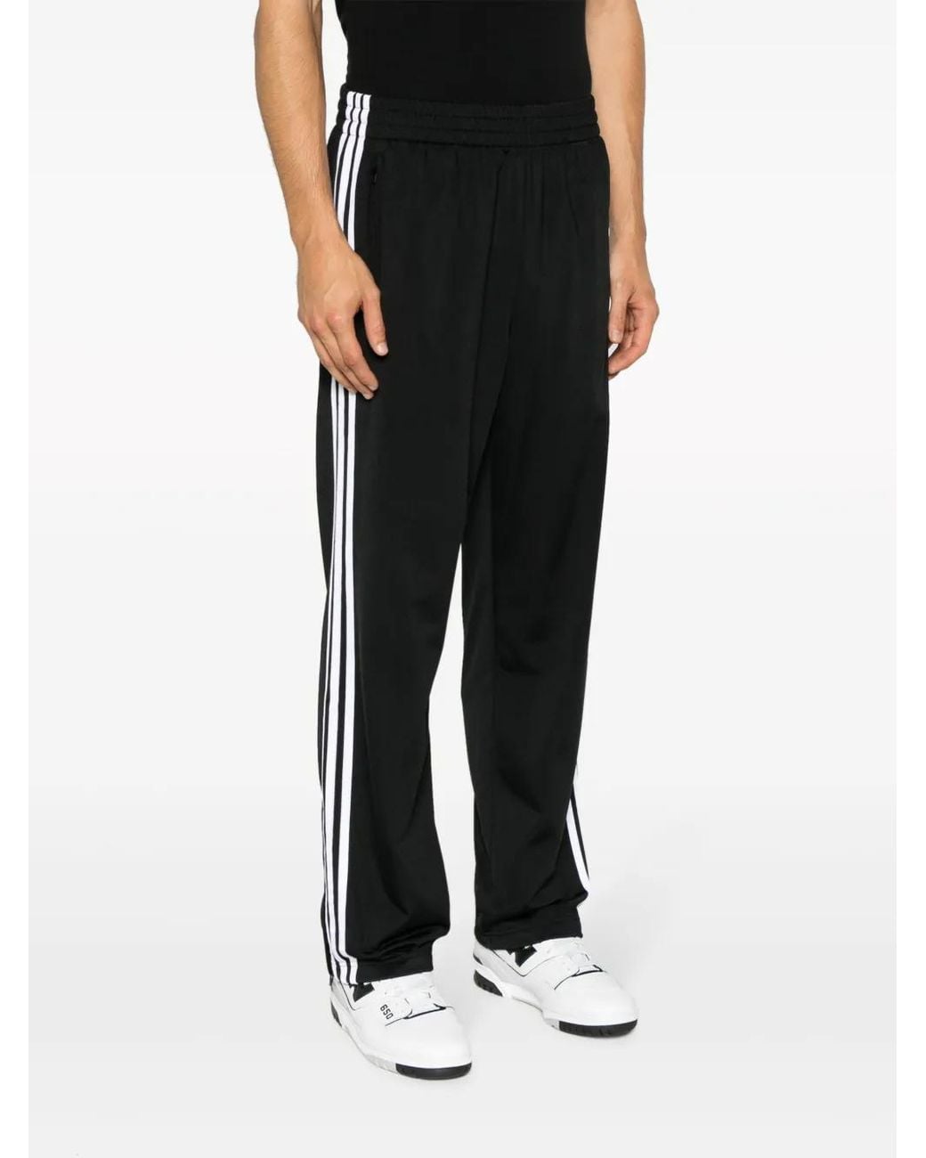 Adidas Black Adicolor Classics Firebird Track Trousers for men