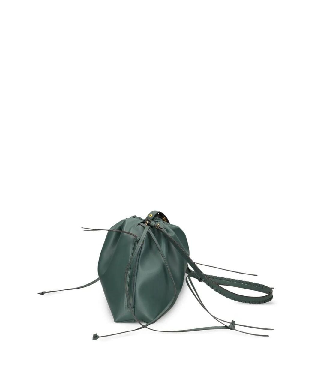 Pinko Green Large Shoulder Clutch