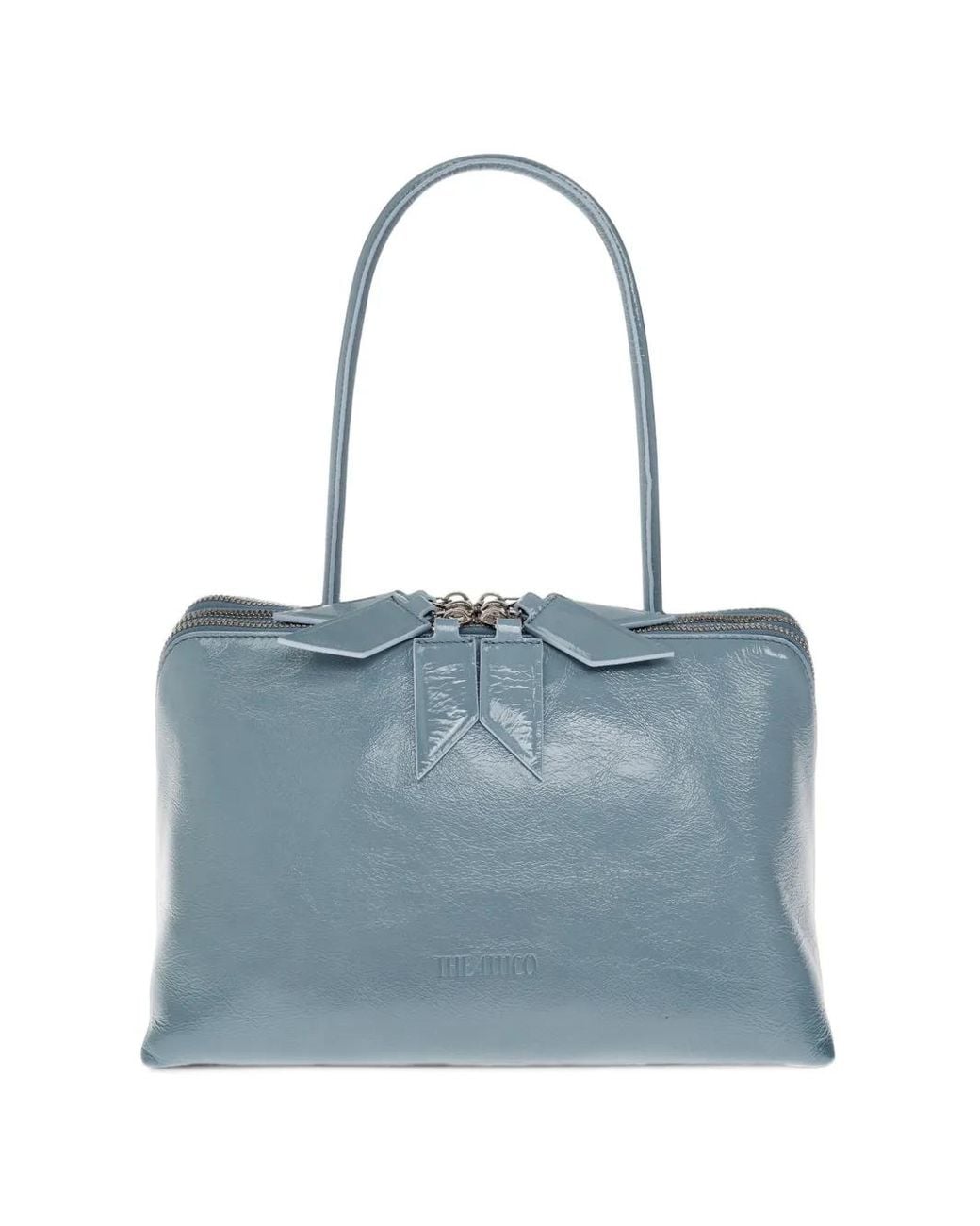 The Attico Blue 'L'Altra Di Milano' Sky Shoulder Bag
