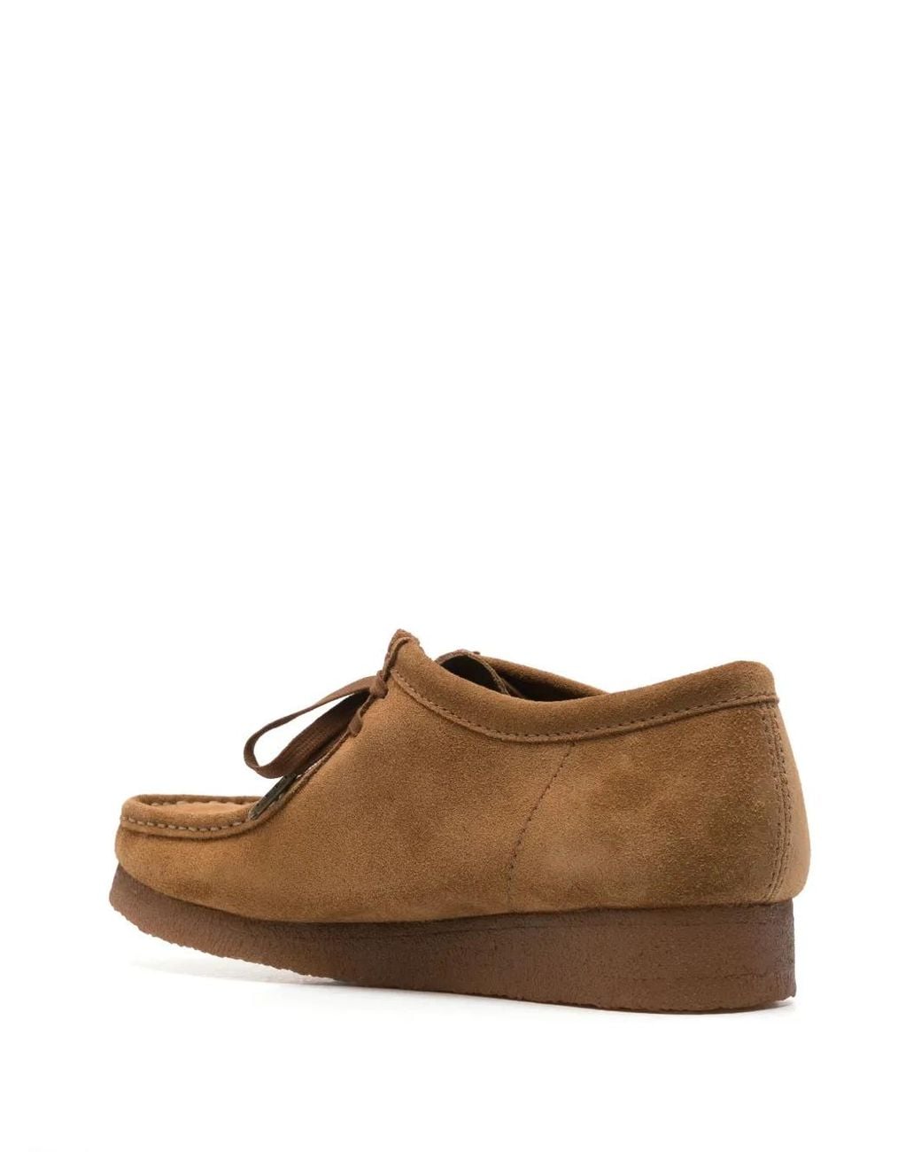 Clarks Brown Wallabee Derby Shoes for men