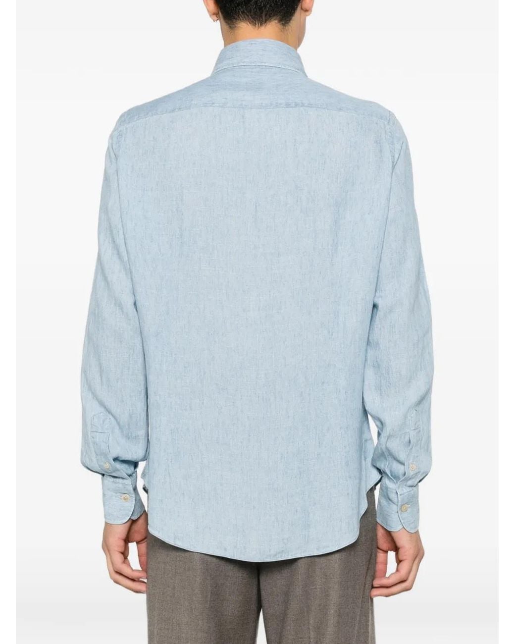 Eleventy Blue Dandy Shirt for men