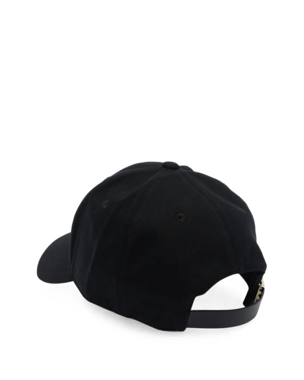 Moose Knuckles Black Icon Logo Baseball Cap for men