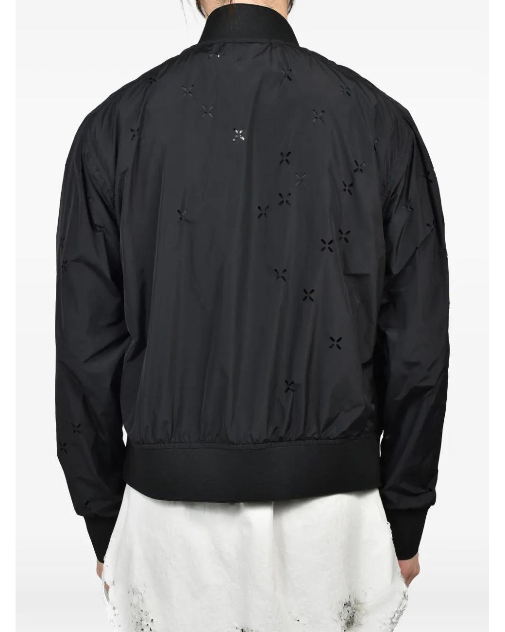 JIAN YE Blue Guai Cut-Out Jacket for men