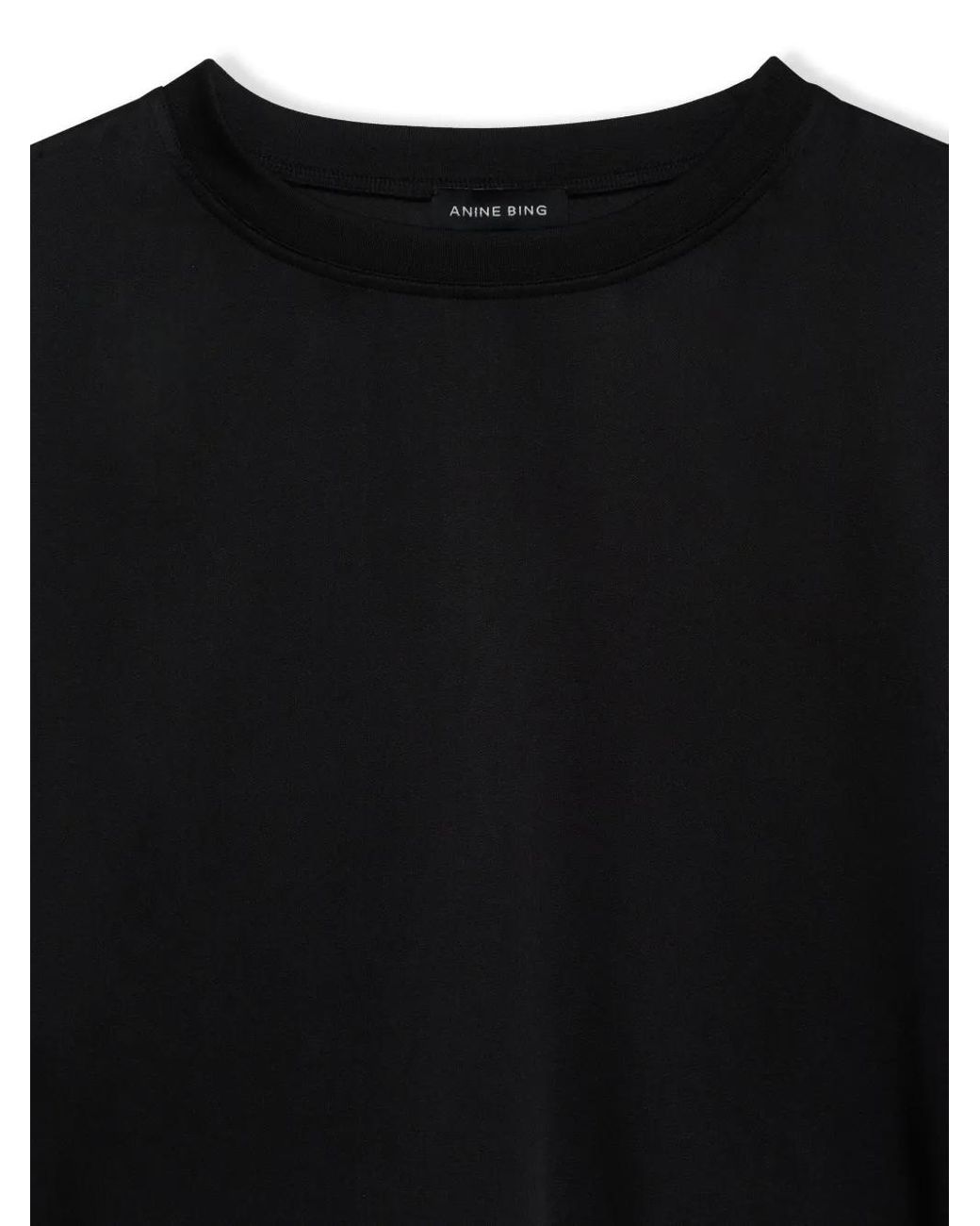 Anine Bing Black Imogen T-Shirt