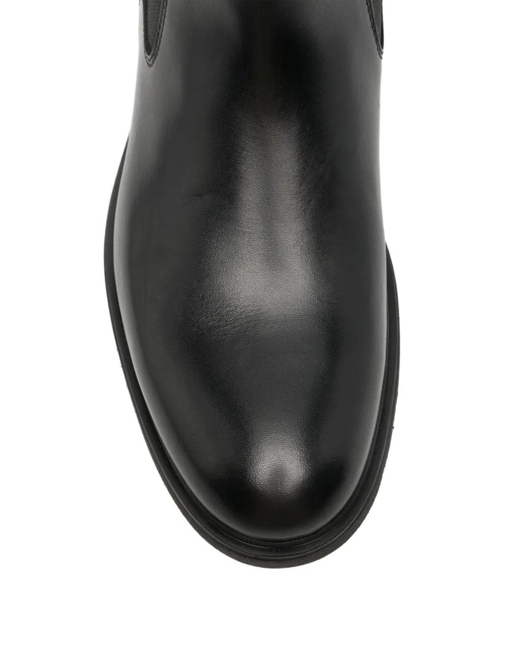 Nero Giardini Black Bottines En Cuir À Empiècements Élastiqués Ilcea for men