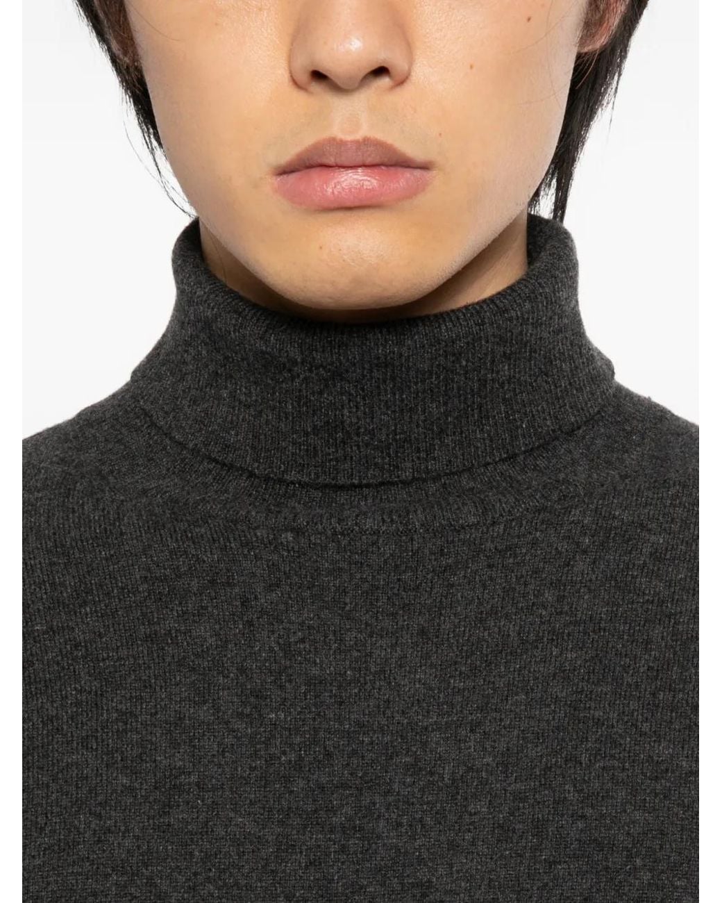 N.Peal Cashmere Black Trafalgar Sweater for men