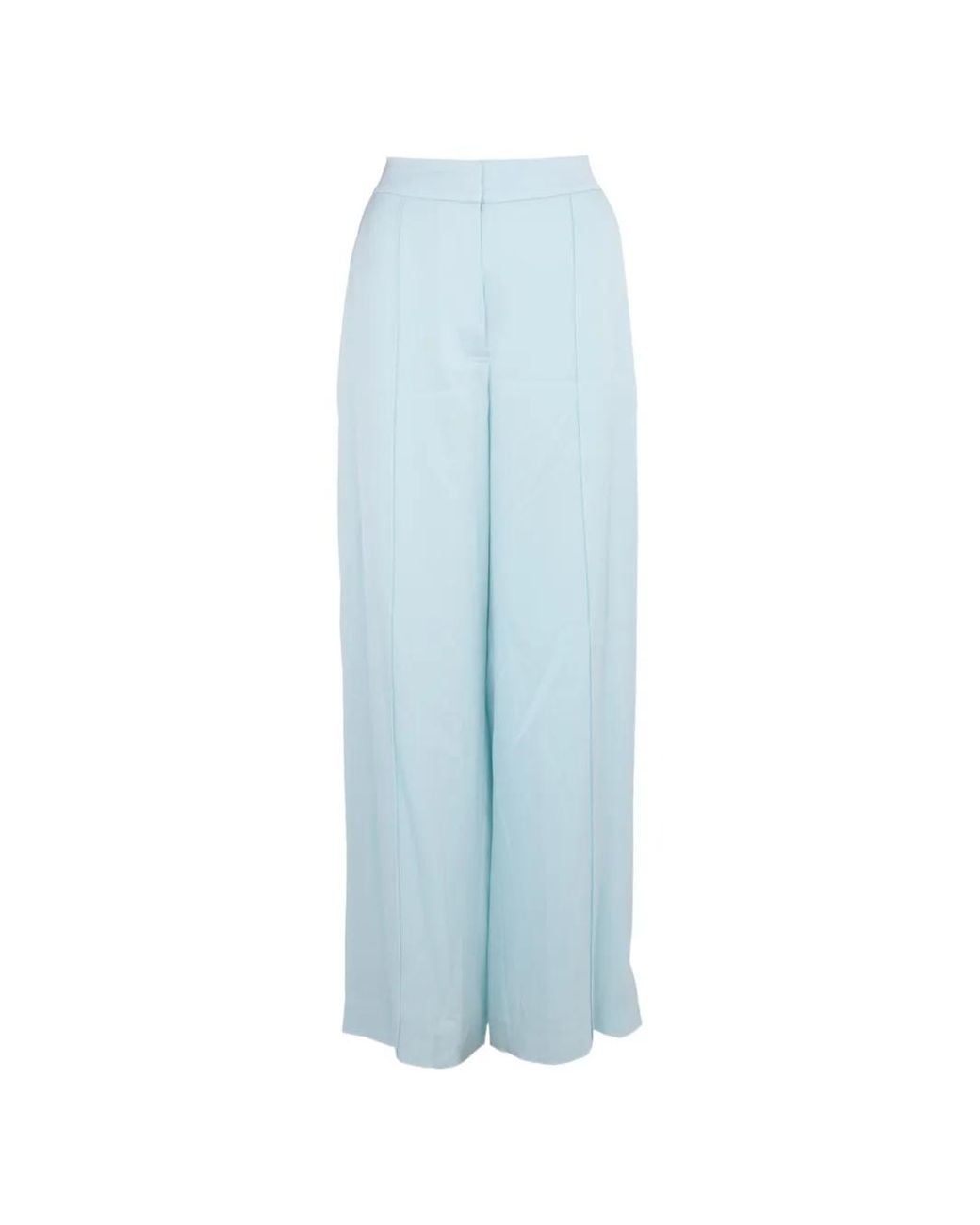 Jonathan Simkhai Blue Kira Wide-Leg Trousers