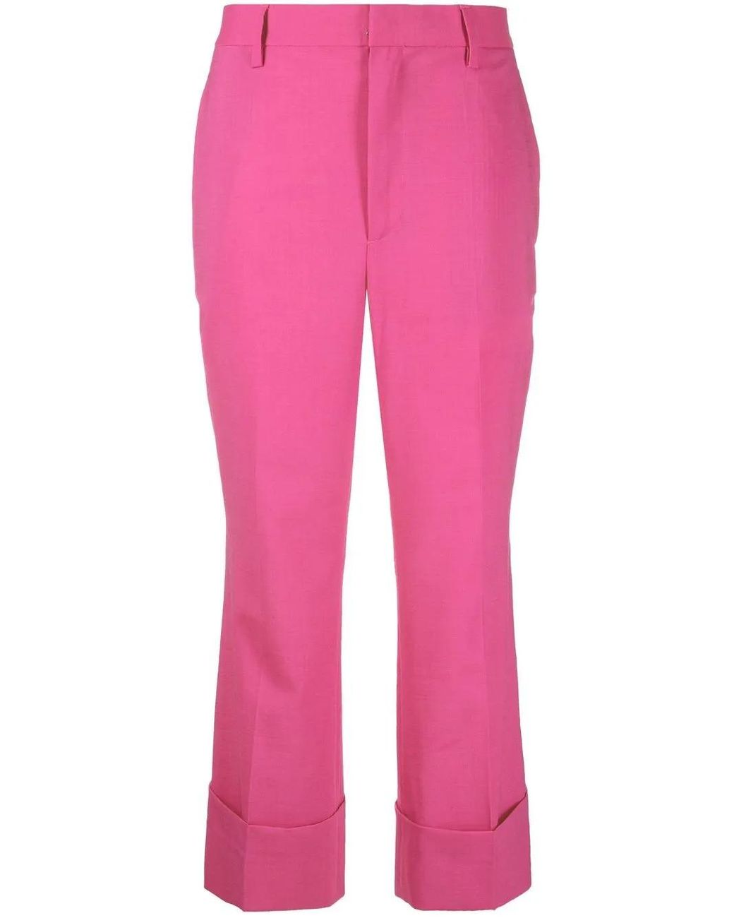 DSquared² Pink Straight Flat Front Pant