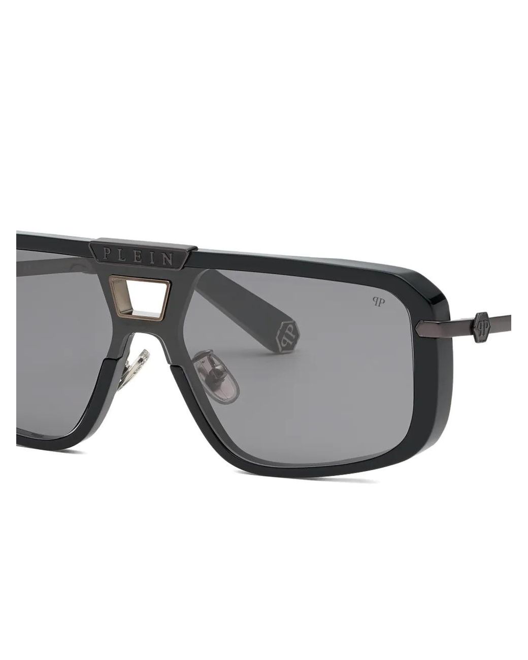 Philipp Plein Gray Oversized-Frame Sunglasses for men