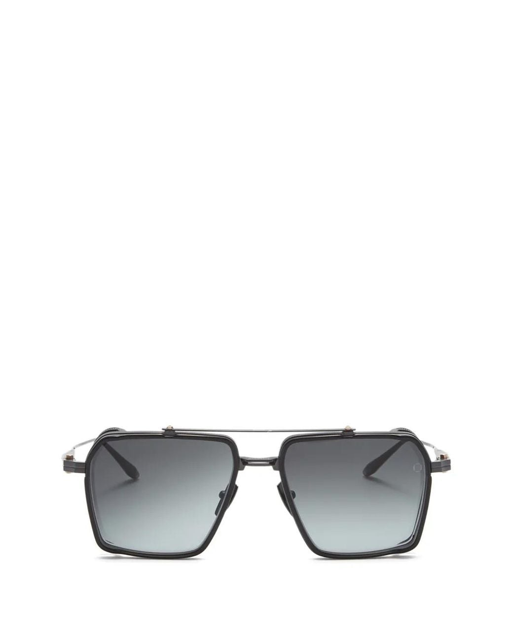 Akoni Gray Tiros Pilot-Frame Sunglasses