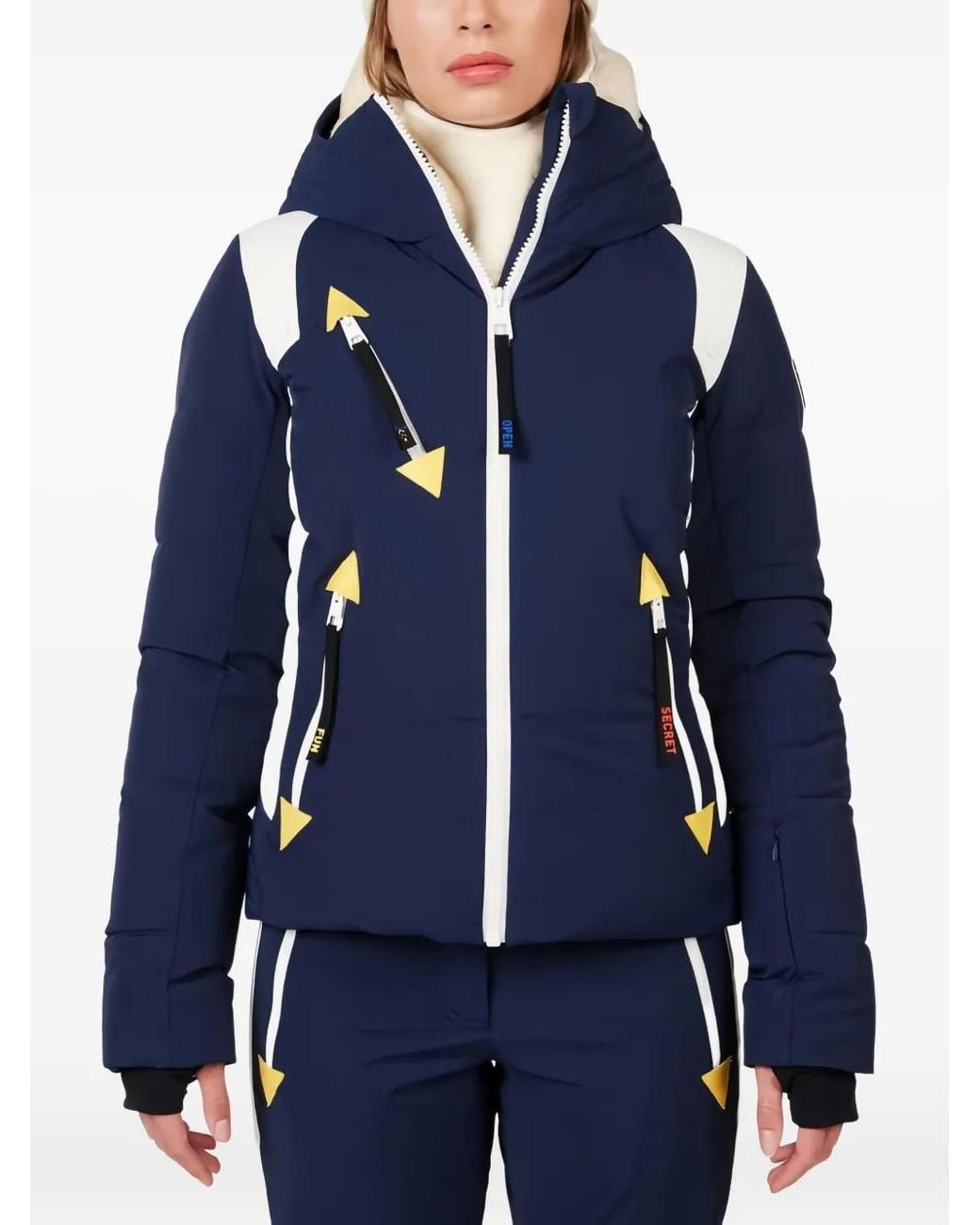 Rossignol Blue X Jcc Graphic-Print Down Jacket