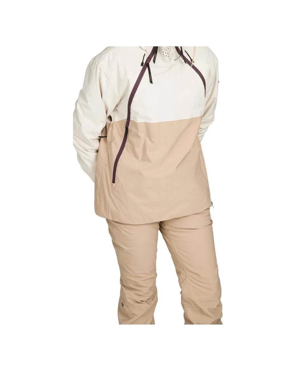 Brunotti Joy Colour-Block Hooded Jacket in Natural | Lyst