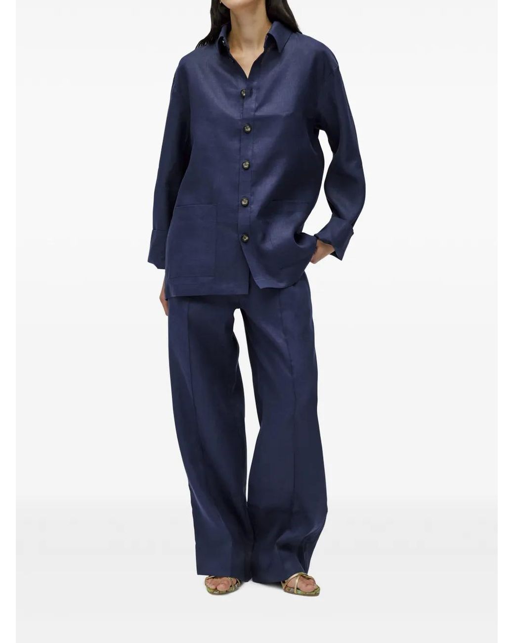 Sleeper Blue Drawstring Trousers