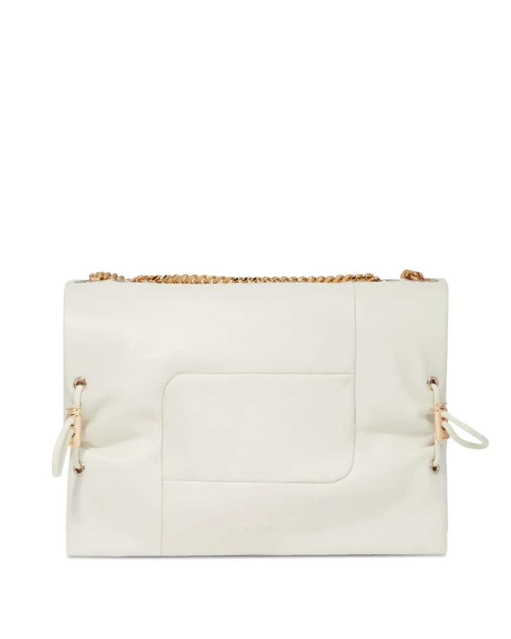 Lancel Natural Chain Strap Shoulder Bag