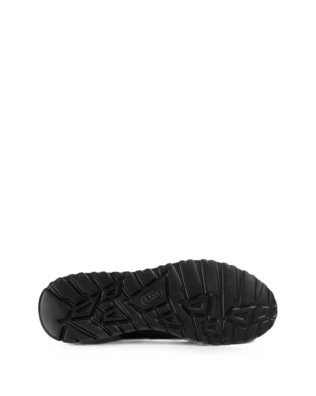 Doucal's Blue Knitted Panelled Sneakers for men