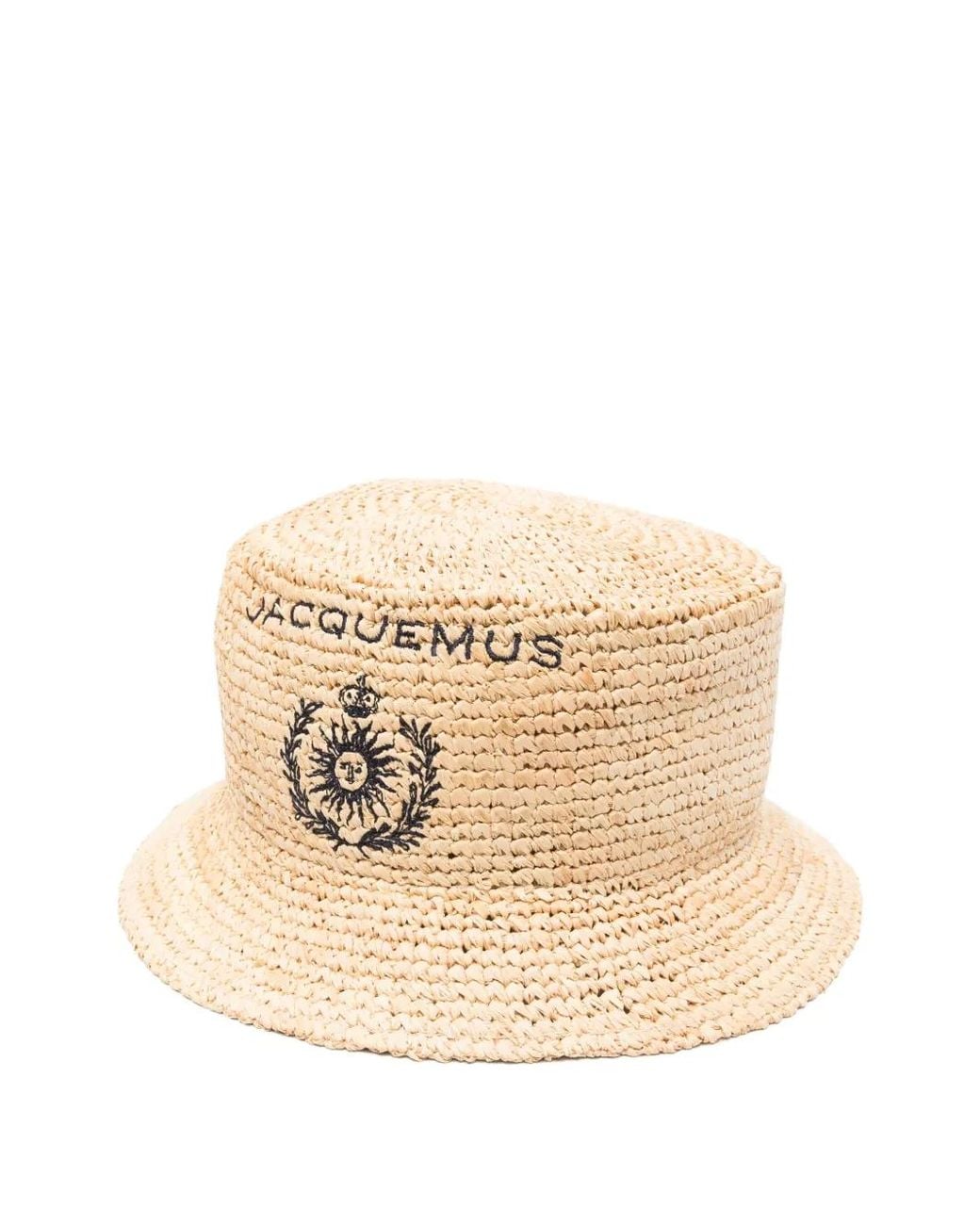 Jacquemus Natural Hat With Logo