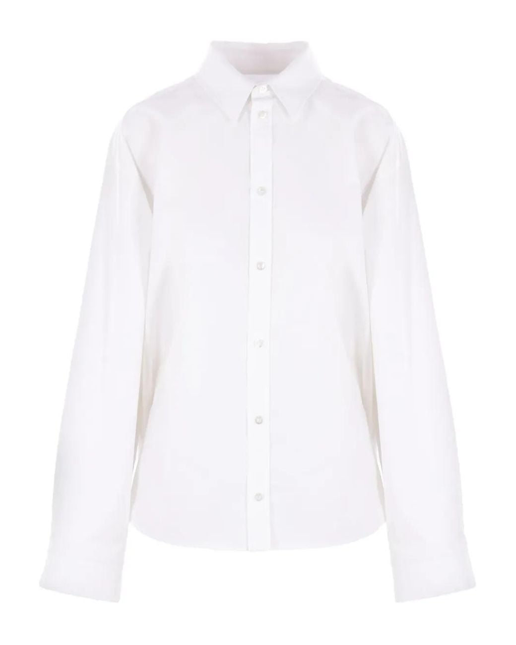 Balenciaga White Poplin Shirt