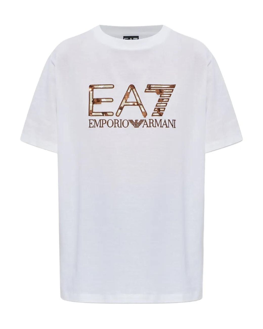 EA7 White Logo T-Shirt