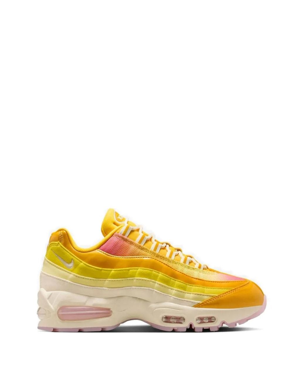 Nike Yellow Air Max 95 Big Bubble Lace-Up Sneakers