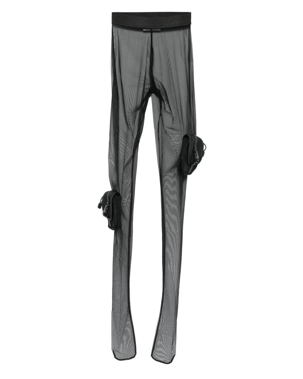 Coperni Gray Cargo Tights