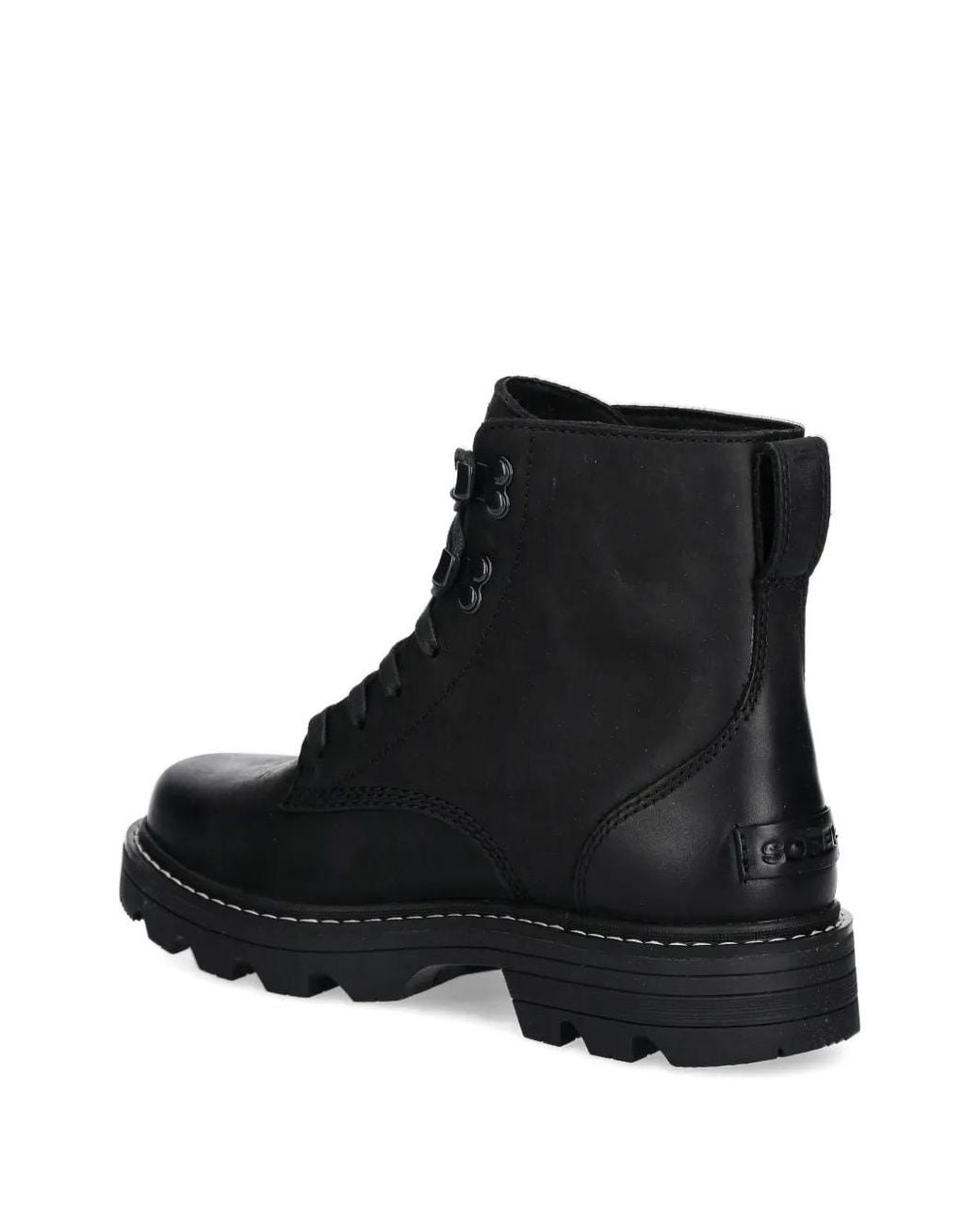 Sorel Black Bottines Revel Rd À Lacets Et Semelle Crantée