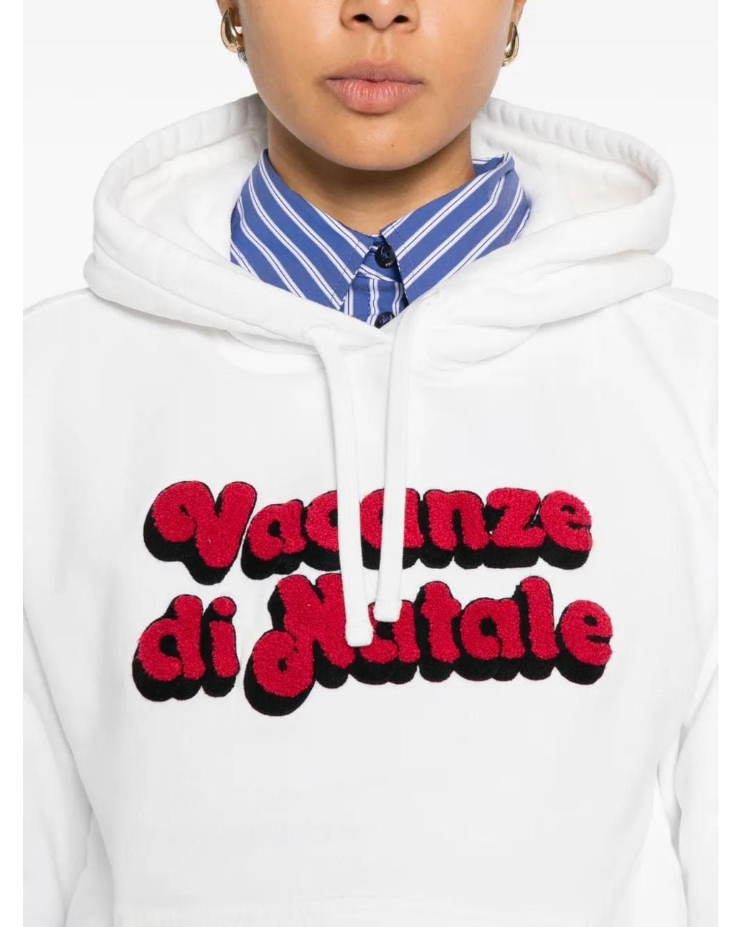 Mc2 Saint Barth White X Vacanze Di Natale Virginia Sweatshirt