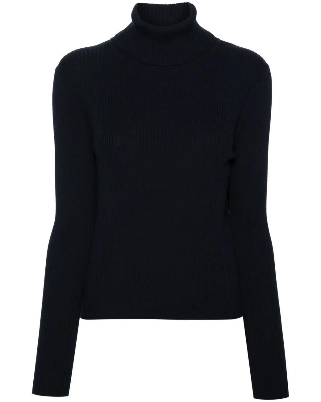 P.A.R.O.S.H. Black Cut-Out Sweater