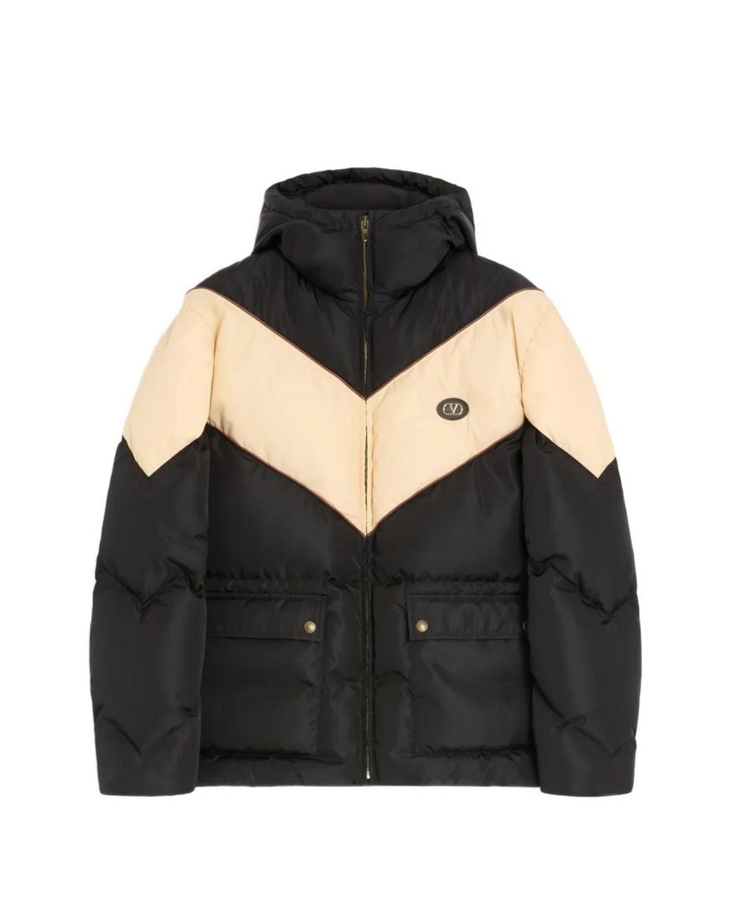 Valentino Garavani Black Hooded Jacket for men