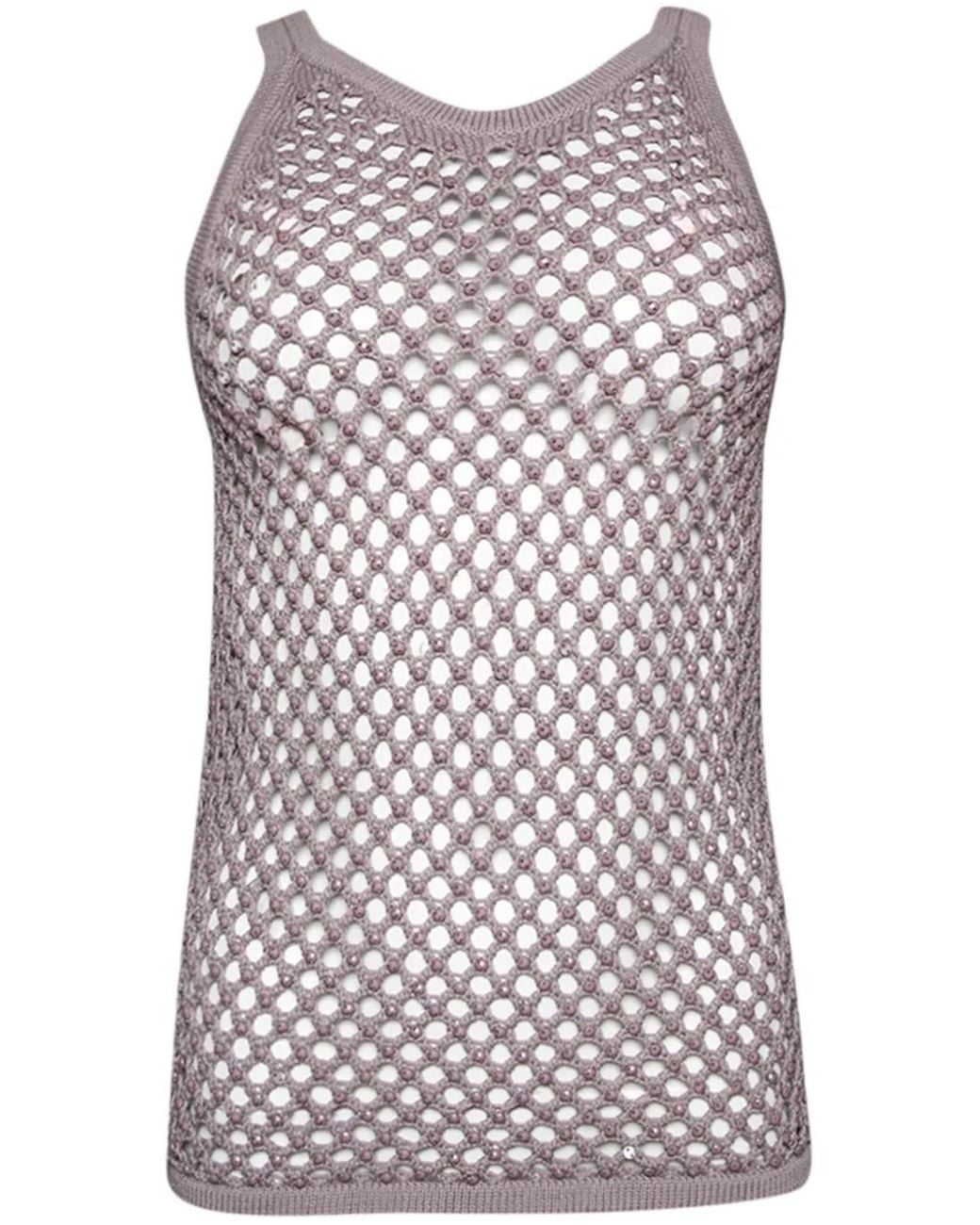 DIOTIMA Multicolor Marina Open-Knit Top