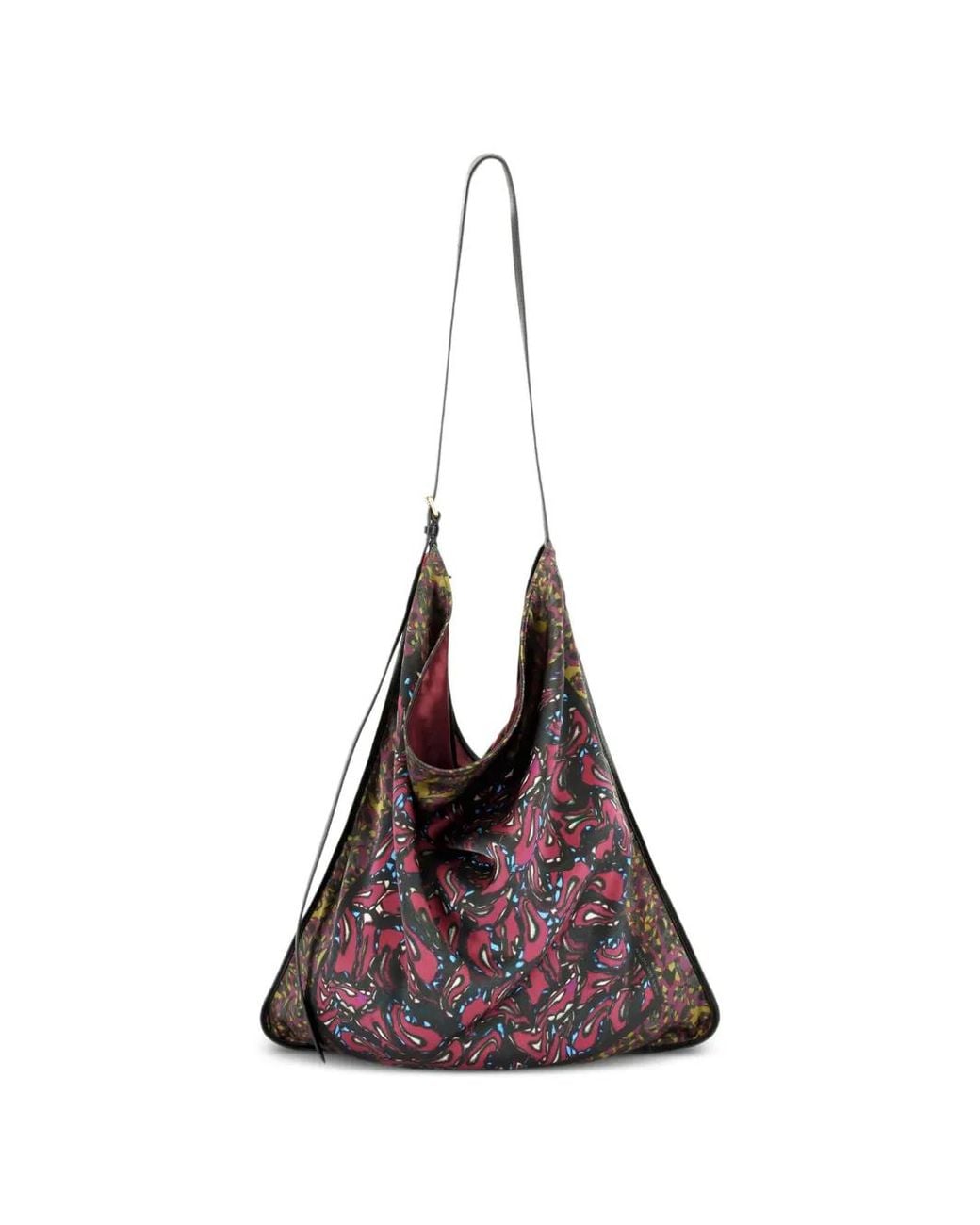Dries Van Noten Purple Oversized Scarf Bag