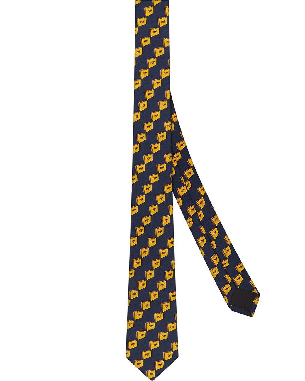 fendi logo tie