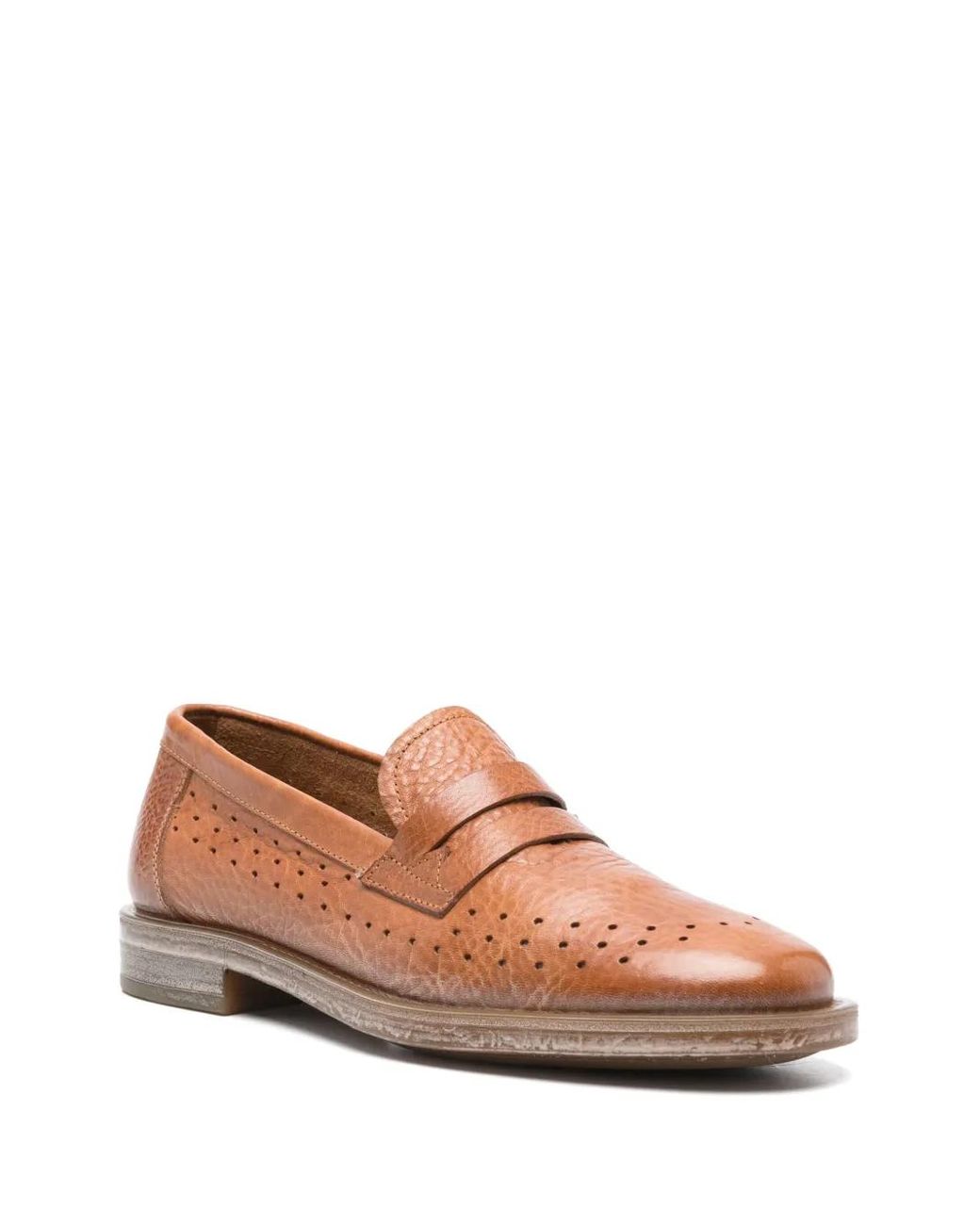 Moma Brown Office Loafers