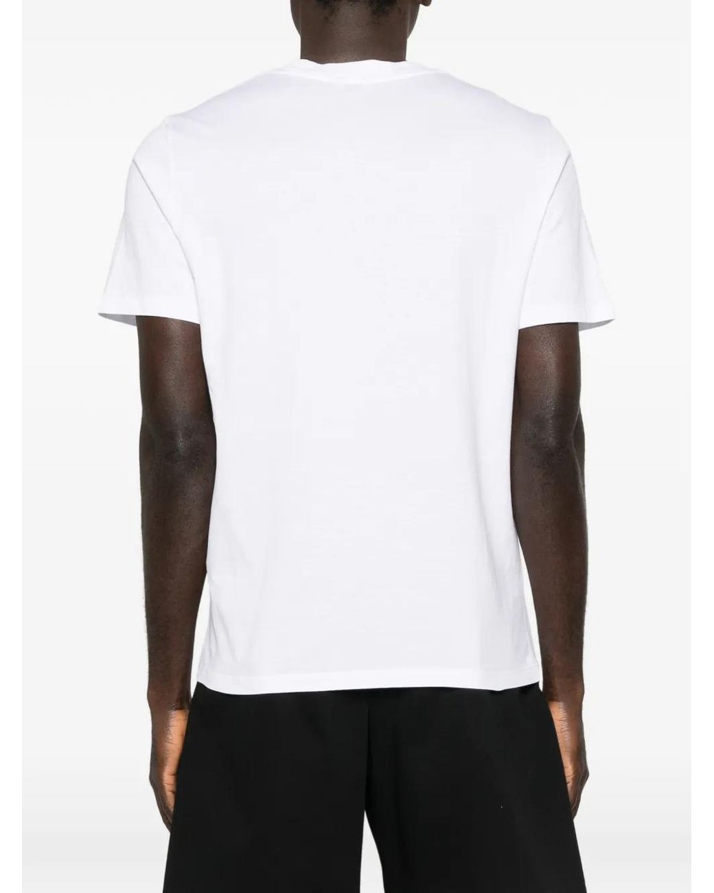 Jacob Cohen White Cotton T-Shirt for men