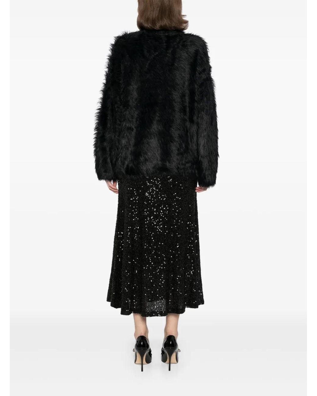 B+ AB Black Sequin Dress Set