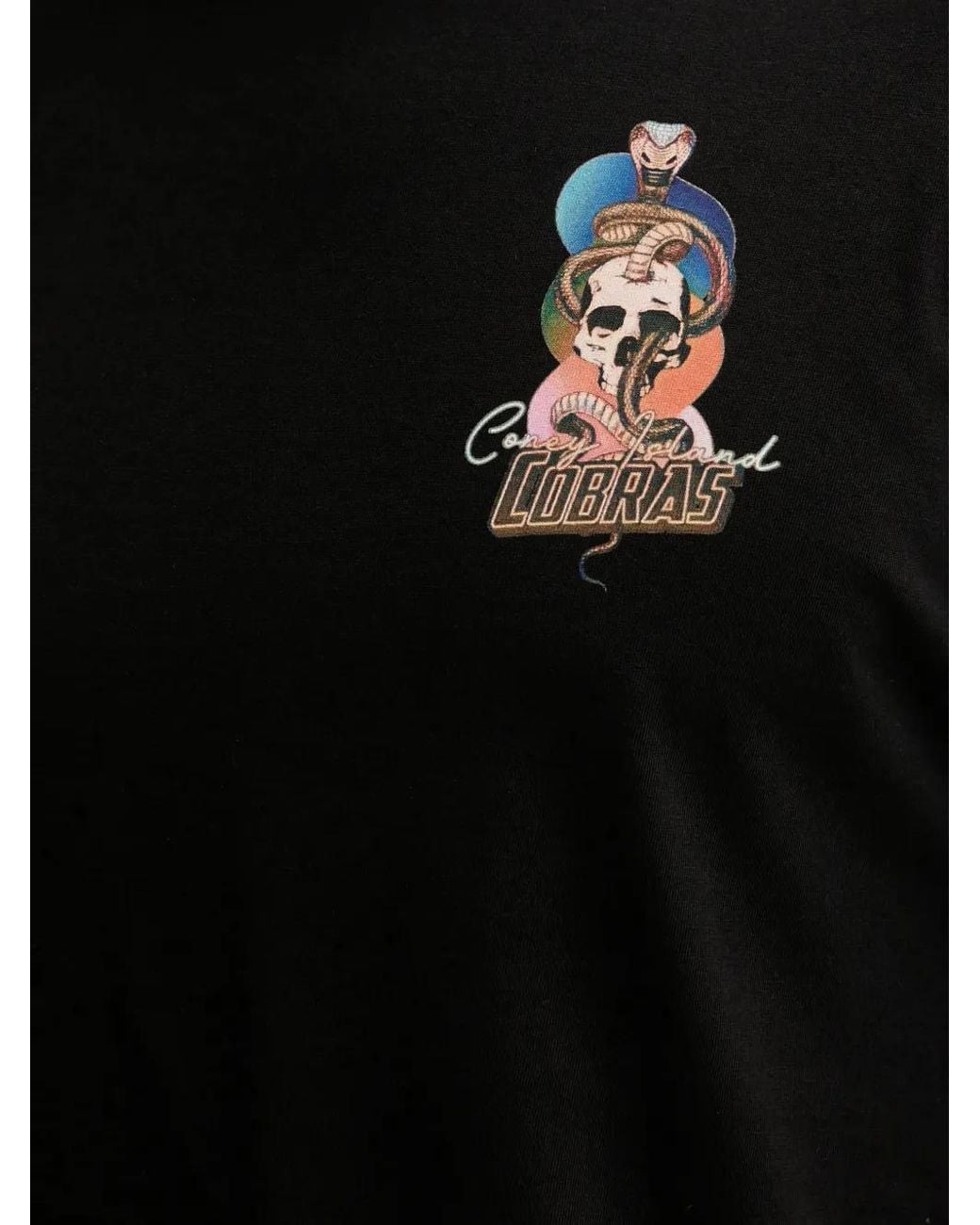 Paul Smith Black Graphic-Print T-Shirt for men